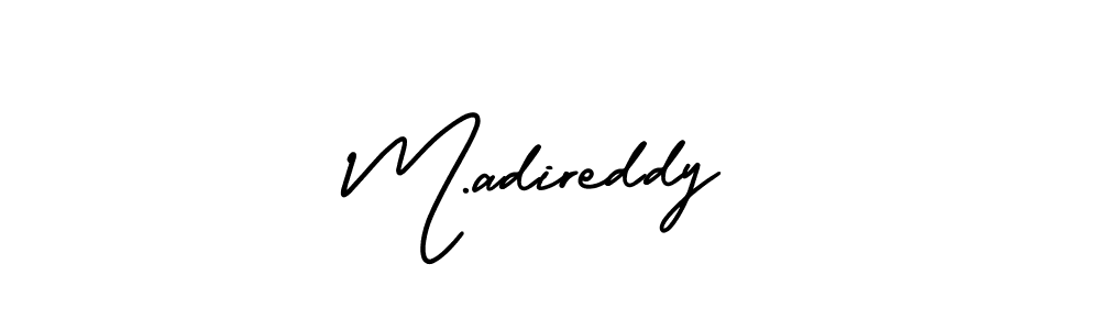 Make a beautiful signature design for name M.adireddy. Use this online signature maker to create a handwritten signature for free. M.adireddy signature style 3 images and pictures png