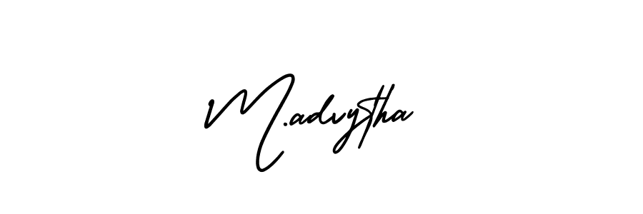 You can use this online signature creator to create a handwritten signature for the name M.advytha. This is the best online autograph maker. M.advytha signature style 3 images and pictures png