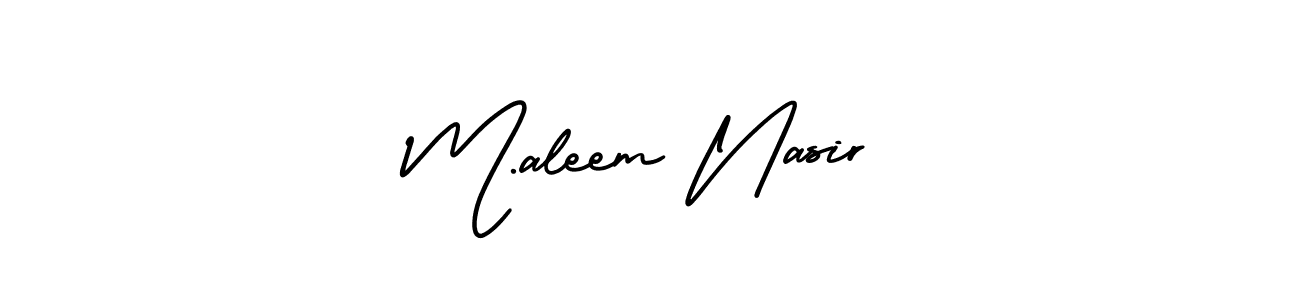 Here are the top 10 professional signature styles for the name M.aleem Nasir. These are the best autograph styles you can use for your name. M.aleem Nasir signature style 3 images and pictures png