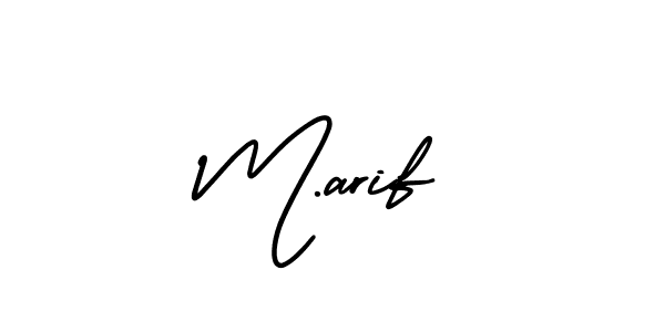 Once you've used our free online signature maker to create your best signature AmerikaSignatureDemo-Regular style, it's time to enjoy all of the benefits that M.arif name signing documents. M.arif signature style 3 images and pictures png