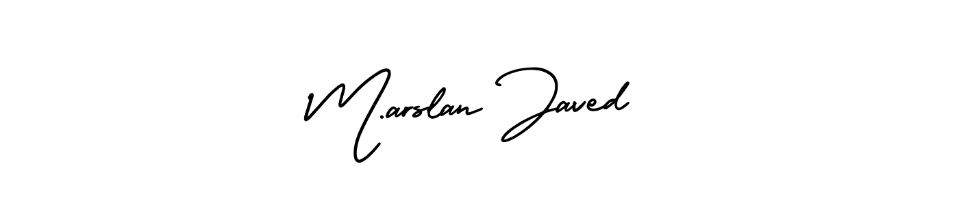 Similarly AmerikaSignatureDemo-Regular is the best handwritten signature design. Signature creator online .You can use it as an online autograph creator for name M.arslan Javed. M.arslan Javed signature style 3 images and pictures png