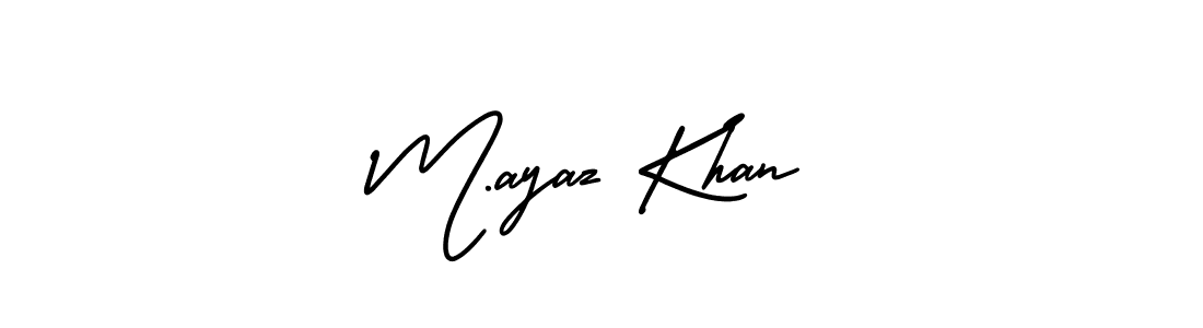 Design your own signature with our free online signature maker. With this signature software, you can create a handwritten (AmerikaSignatureDemo-Regular) signature for name M.ayaz Khan. M.ayaz Khan signature style 3 images and pictures png