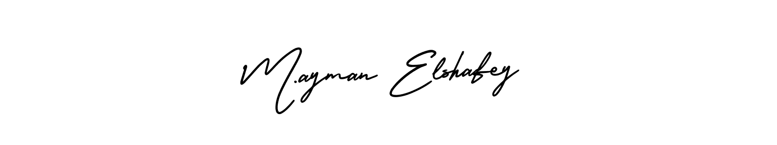 Best and Professional Signature Style for M.ayman Elshafey. AmerikaSignatureDemo-Regular Best Signature Style Collection. M.ayman Elshafey signature style 3 images and pictures png