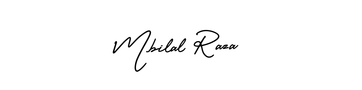 You should practise on your own different ways (AmerikaSignatureDemo-Regular) to write your name (M.bilal Raza) in signature. don't let someone else do it for you. M.bilal Raza signature style 3 images and pictures png