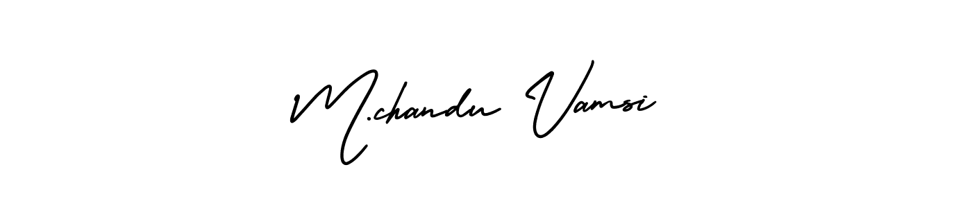 Make a beautiful signature design for name M.chandu Vamsi. Use this online signature maker to create a handwritten signature for free. M.chandu Vamsi signature style 3 images and pictures png