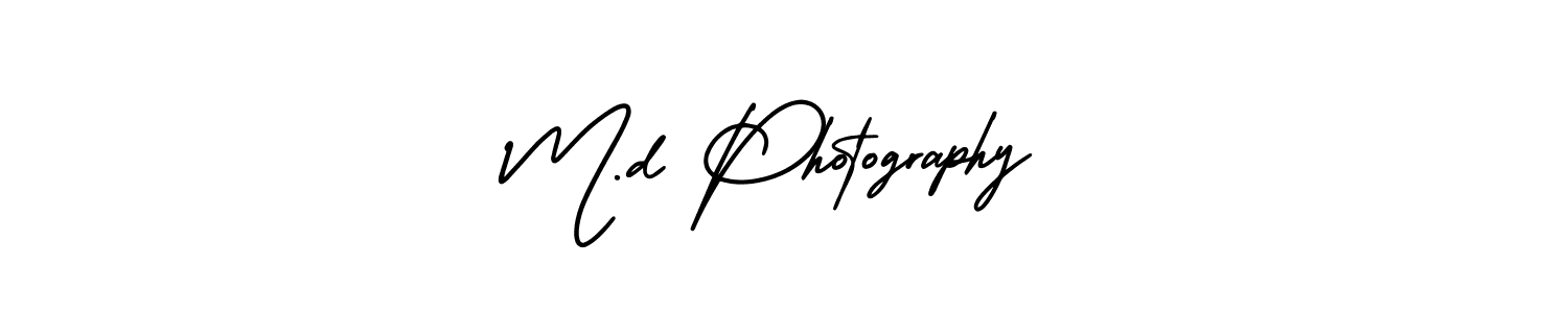 How to Draw M.d Photography signature style? AmerikaSignatureDemo-Regular is a latest design signature styles for name M.d Photography. M.d Photography signature style 3 images and pictures png