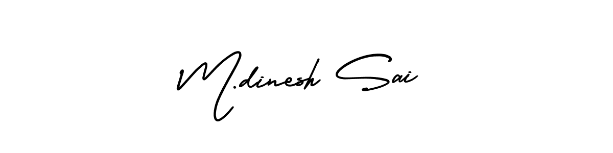 Check out images of Autograph of M.dinesh Sai name. Actor M.dinesh Sai Signature Style. AmerikaSignatureDemo-Regular is a professional sign style online. M.dinesh Sai signature style 3 images and pictures png