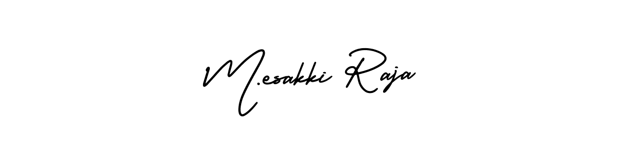 Similarly AmerikaSignatureDemo-Regular is the best handwritten signature design. Signature creator online .You can use it as an online autograph creator for name M.esakki Raja. M.esakki Raja signature style 3 images and pictures png