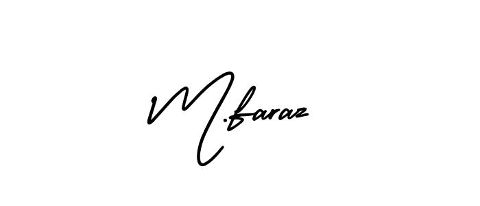 How to make M.faraz signature? AmerikaSignatureDemo-Regular is a professional autograph style. Create handwritten signature for M.faraz name. M.faraz signature style 3 images and pictures png