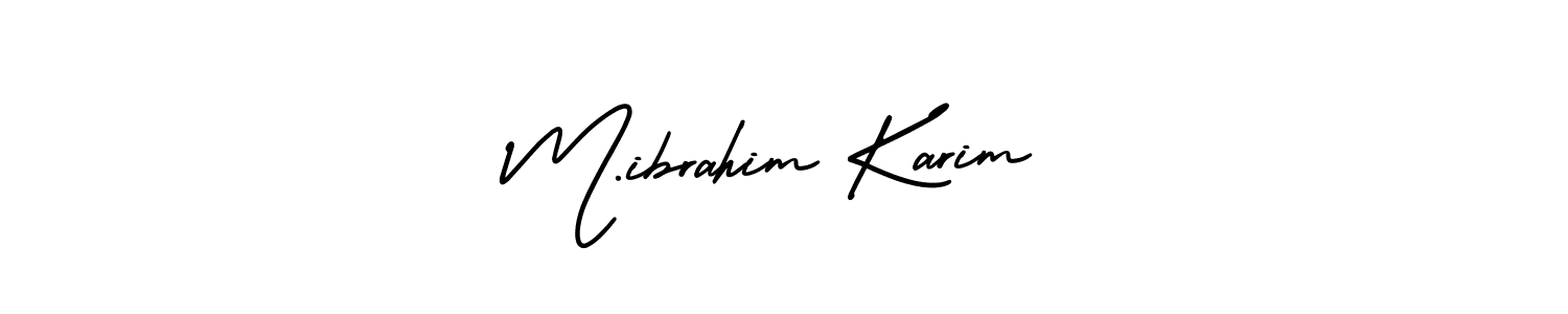 Also we have M.ibrahim Karim name is the best signature style. Create professional handwritten signature collection using AmerikaSignatureDemo-Regular autograph style. M.ibrahim Karim signature style 3 images and pictures png