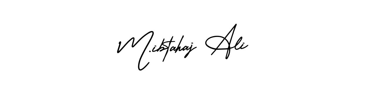It looks lik you need a new signature style for name M.ibtahaj Ali. Design unique handwritten (AmerikaSignatureDemo-Regular) signature with our free signature maker in just a few clicks. M.ibtahaj Ali signature style 3 images and pictures png