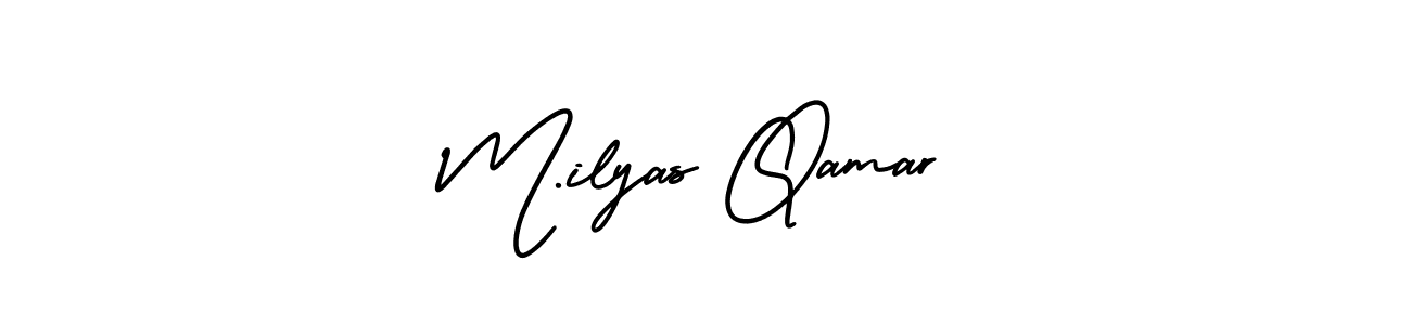 It looks lik you need a new signature style for name M.ilyas Qamar. Design unique handwritten (AmerikaSignatureDemo-Regular) signature with our free signature maker in just a few clicks. M.ilyas Qamar signature style 3 images and pictures png