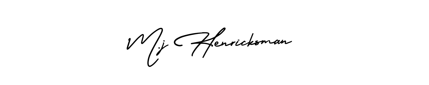 Similarly AmerikaSignatureDemo-Regular is the best handwritten signature design. Signature creator online .You can use it as an online autograph creator for name M.j Henricksman. M.j Henricksman signature style 3 images and pictures png