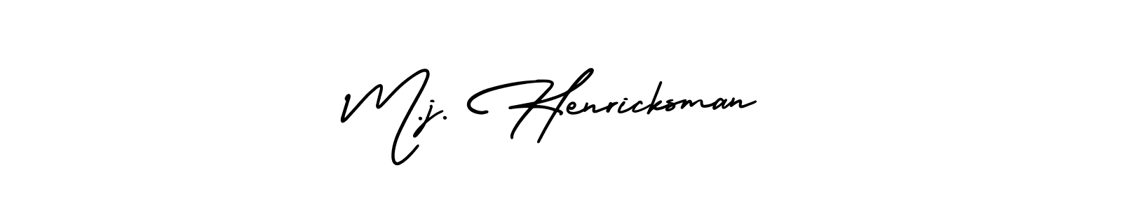 Similarly AmerikaSignatureDemo-Regular is the best handwritten signature design. Signature creator online .You can use it as an online autograph creator for name M.j. Henricksman. M.j. Henricksman signature style 3 images and pictures png