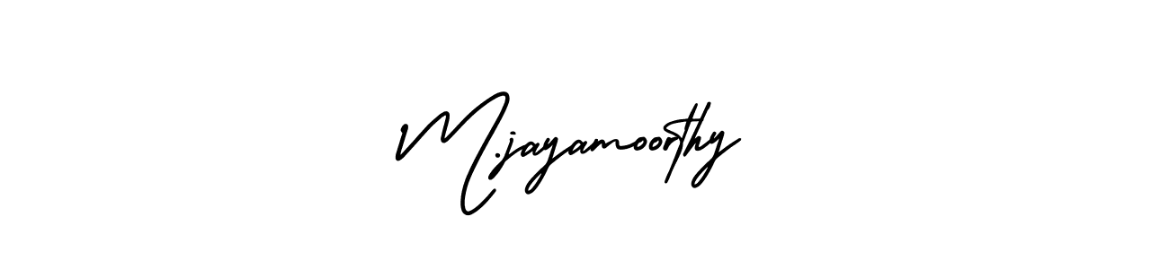 You can use this online signature creator to create a handwritten signature for the name M.jayamoorthy. This is the best online autograph maker. M.jayamoorthy signature style 3 images and pictures png