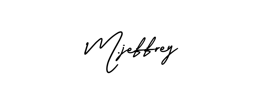 Best and Professional Signature Style for M.jeffrey. AmerikaSignatureDemo-Regular Best Signature Style Collection. M.jeffrey signature style 3 images and pictures png