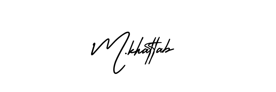 Make a beautiful signature design for name M.khattab. Use this online signature maker to create a handwritten signature for free. M.khattab signature style 3 images and pictures png