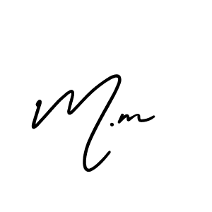 Similarly AmerikaSignatureDemo-Regular is the best handwritten signature design. Signature creator online .You can use it as an online autograph creator for name M.m. M.m signature style 3 images and pictures png