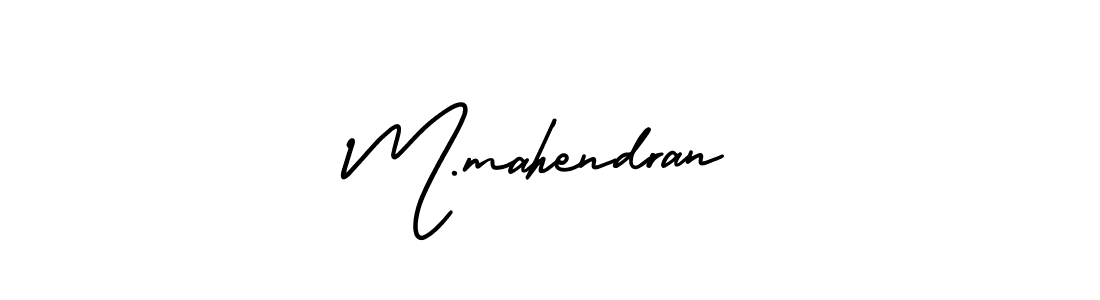 How to Draw M.mahendran signature style? AmerikaSignatureDemo-Regular is a latest design signature styles for name M.mahendran. M.mahendran signature style 3 images and pictures png