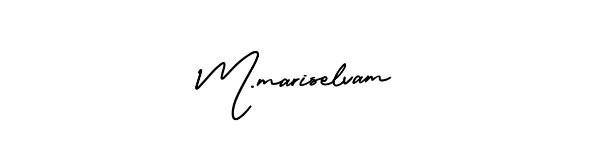 Once you've used our free online signature maker to create your best signature AmerikaSignatureDemo-Regular style, it's time to enjoy all of the benefits that M.mariselvam name signing documents. M.mariselvam signature style 3 images and pictures png