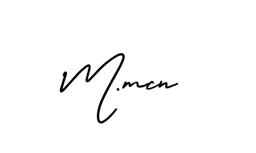 Best and Professional Signature Style for M.mcn. AmerikaSignatureDemo-Regular Best Signature Style Collection. M.mcn signature style 3 images and pictures png