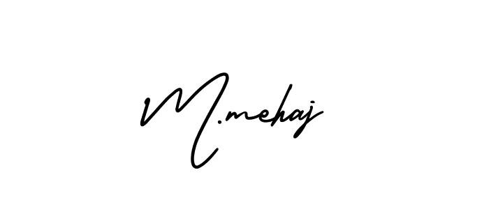 Also we have M.mehaj name is the best signature style. Create professional handwritten signature collection using AmerikaSignatureDemo-Regular autograph style. M.mehaj signature style 3 images and pictures png