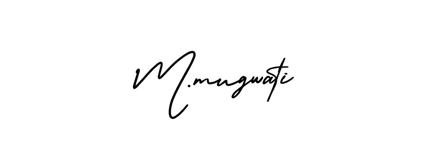 Use a signature maker to create a handwritten signature online. With this signature software, you can design (AmerikaSignatureDemo-Regular) your own signature for name M.mugwati. M.mugwati signature style 3 images and pictures png