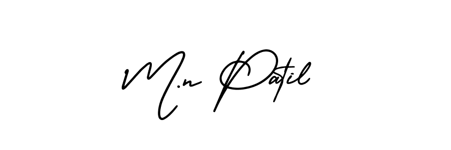 AmerikaSignatureDemo-Regular is a professional signature style that is perfect for those who want to add a touch of class to their signature. It is also a great choice for those who want to make their signature more unique. Get M.n Patil name to fancy signature for free. M.n Patil signature style 3 images and pictures png