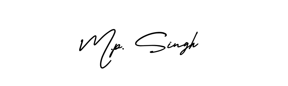 You should practise on your own different ways (AmerikaSignatureDemo-Regular) to write your name (M.p. Singh) in signature. don't let someone else do it for you. M.p. Singh signature style 3 images and pictures png