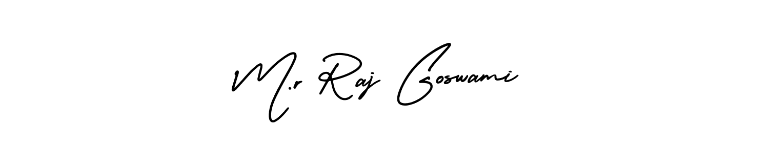 Best and Professional Signature Style for M.r Raj Goswami. AmerikaSignatureDemo-Regular Best Signature Style Collection. M.r Raj Goswami signature style 3 images and pictures png