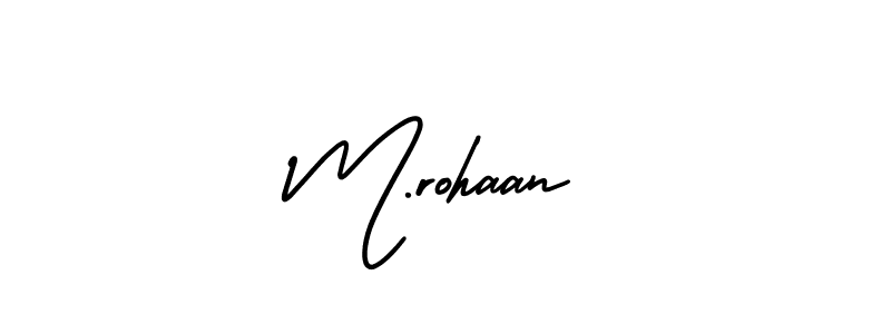 if you are searching for the best signature style for your name M.rohaan. so please give up your signature search. here we have designed multiple signature styles  using AmerikaSignatureDemo-Regular. M.rohaan signature style 3 images and pictures png