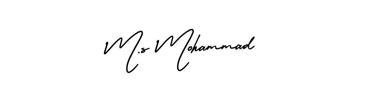 Make a beautiful signature design for name M.s Mohammad. Use this online signature maker to create a handwritten signature for free. M.s Mohammad signature style 3 images and pictures png