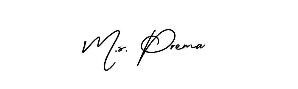 Best and Professional Signature Style for M.s. Prema. AmerikaSignatureDemo-Regular Best Signature Style Collection. M.s. Prema signature style 3 images and pictures png