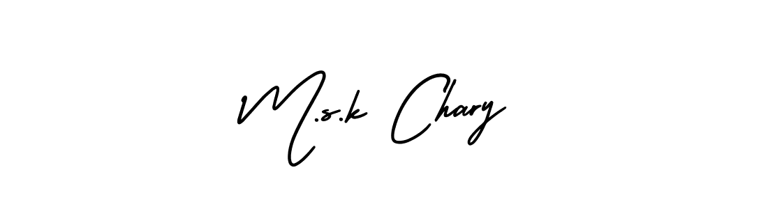 Once you've used our free online signature maker to create your best signature AmerikaSignatureDemo-Regular style, it's time to enjoy all of the benefits that M.s.k Chary name signing documents. M.s.k Chary signature style 3 images and pictures png