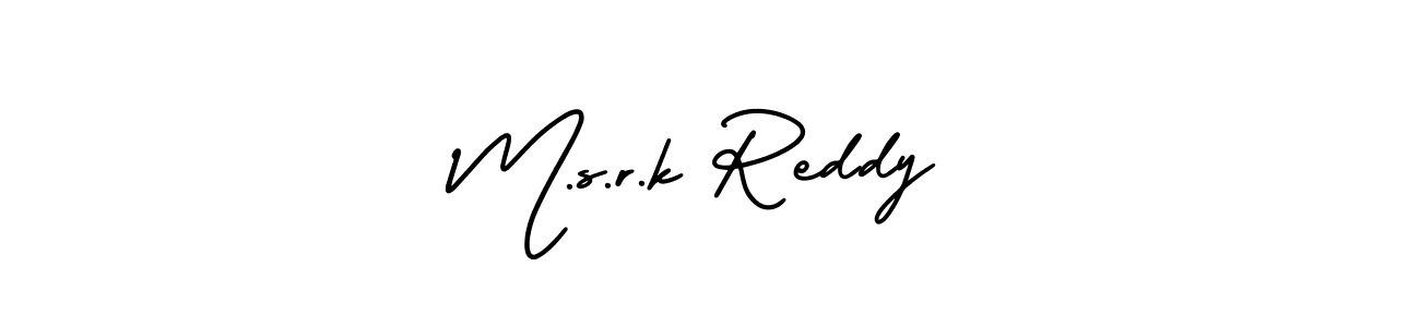 Best and Professional Signature Style for M.s.r.k Reddy. AmerikaSignatureDemo-Regular Best Signature Style Collection. M.s.r.k Reddy signature style 3 images and pictures png