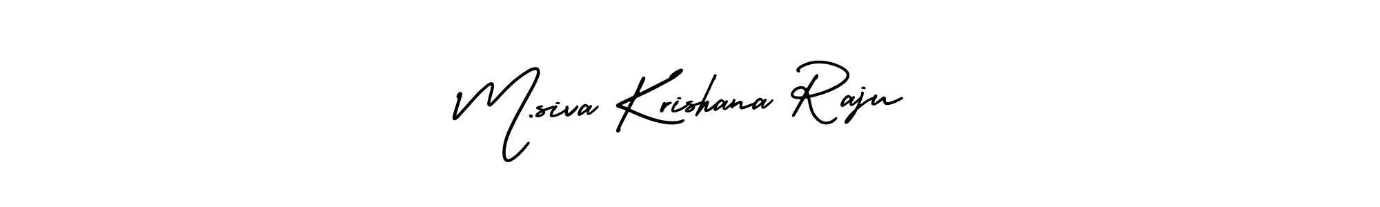 Best and Professional Signature Style for M.siva Krishana Raju. AmerikaSignatureDemo-Regular Best Signature Style Collection. M.siva Krishana Raju signature style 3 images and pictures png