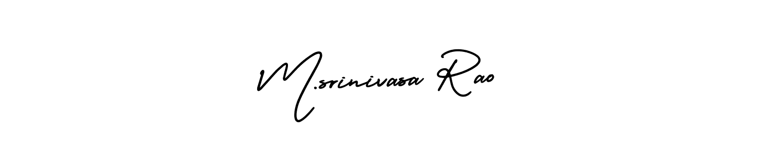 Also we have M.srinivasa Rao name is the best signature style. Create professional handwritten signature collection using AmerikaSignatureDemo-Regular autograph style. M.srinivasa Rao signature style 3 images and pictures png