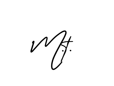 Also You can easily find your signature by using the search form. We will create M.t. name handwritten signature images for you free of cost using AmerikaSignatureDemo-Regular sign style. M.t. signature style 3 images and pictures png