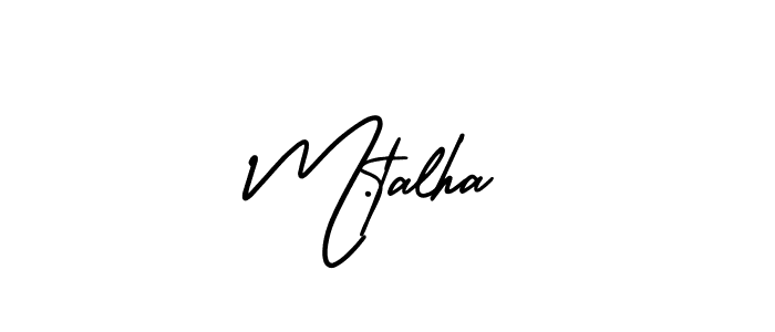 Best and Professional Signature Style for M.talha. AmerikaSignatureDemo-Regular Best Signature Style Collection. M.talha signature style 3 images and pictures png