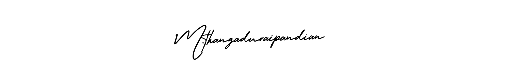 Also we have M.thangaduraipandian name is the best signature style. Create professional handwritten signature collection using AmerikaSignatureDemo-Regular autograph style. M.thangaduraipandian signature style 3 images and pictures png