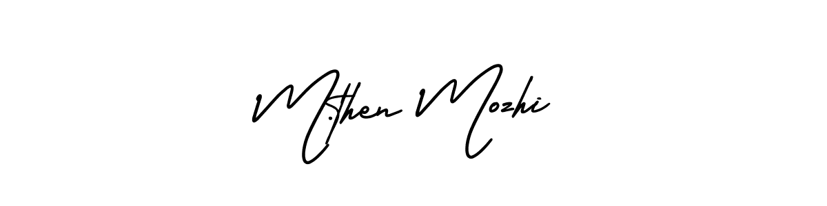 Here are the top 10 professional signature styles for the name M.then Mozhi. These are the best autograph styles you can use for your name. M.then Mozhi signature style 3 images and pictures png