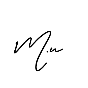 Make a beautiful signature design for name M.u. Use this online signature maker to create a handwritten signature for free. M.u signature style 3 images and pictures png