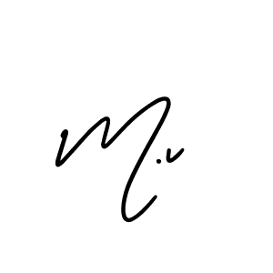 if you are searching for the best signature style for your name M.v. so please give up your signature search. here we have designed multiple signature styles  using AmerikaSignatureDemo-Regular. M.v signature style 3 images and pictures png