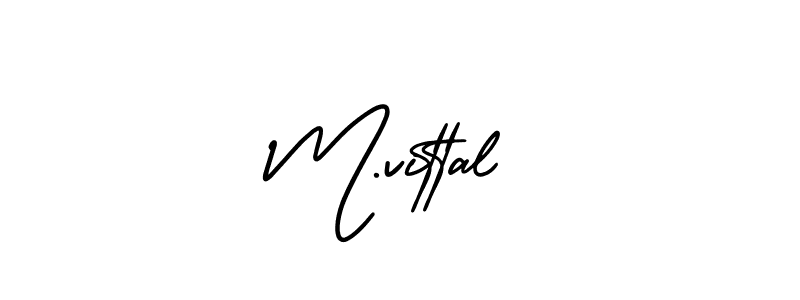 Make a beautiful signature design for name M.vittal. Use this online signature maker to create a handwritten signature for free. M.vittal signature style 3 images and pictures png