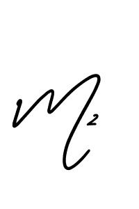 You should practise on your own different ways (AmerikaSignatureDemo-Regular) to write your name (M2) in signature. don't let someone else do it for you. M2 signature style 3 images and pictures png