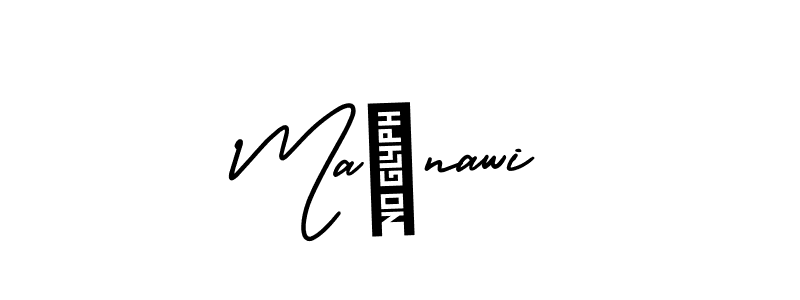 You can use this online signature creator to create a handwritten signature for the name Maعnawi. This is the best online autograph maker. Maعnawi signature style 3 images and pictures png
