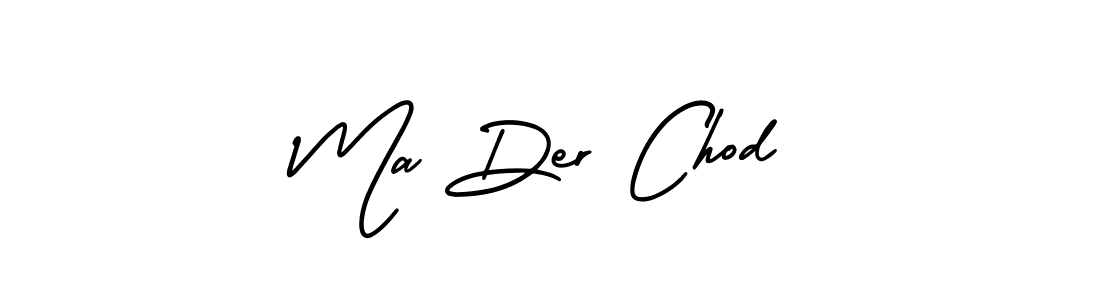 Make a beautiful signature design for name Ma Der Chod. With this signature (AmerikaSignatureDemo-Regular) style, you can create a handwritten signature for free. Ma Der Chod signature style 3 images and pictures png