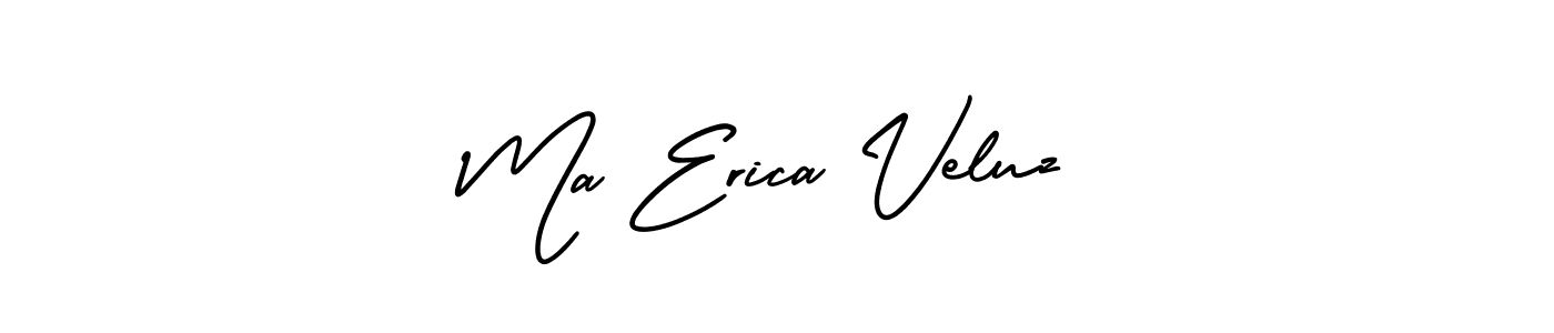 Check out images of Autograph of Ma Erica Veluz name. Actor Ma Erica Veluz Signature Style. AmerikaSignatureDemo-Regular is a professional sign style online. Ma Erica Veluz signature style 3 images and pictures png