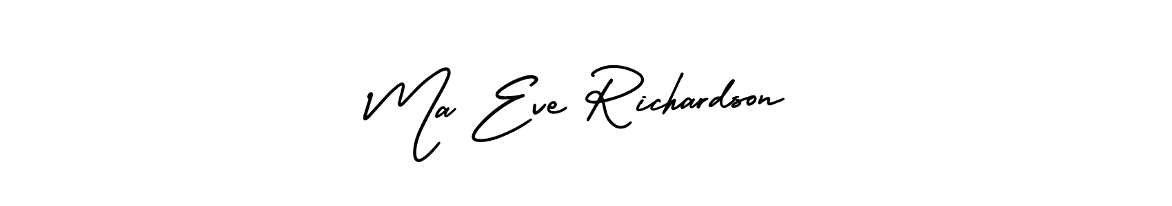 Once you've used our free online signature maker to create your best signature AmerikaSignatureDemo-Regular style, it's time to enjoy all of the benefits that Ma Eve Richardson name signing documents. Ma Eve Richardson signature style 3 images and pictures png