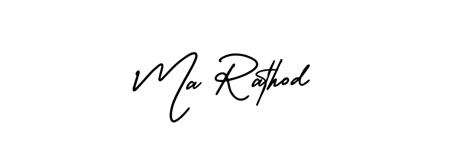 if you are searching for the best signature style for your name Ma Rathod. so please give up your signature search. here we have designed multiple signature styles  using AmerikaSignatureDemo-Regular. Ma Rathod signature style 3 images and pictures png